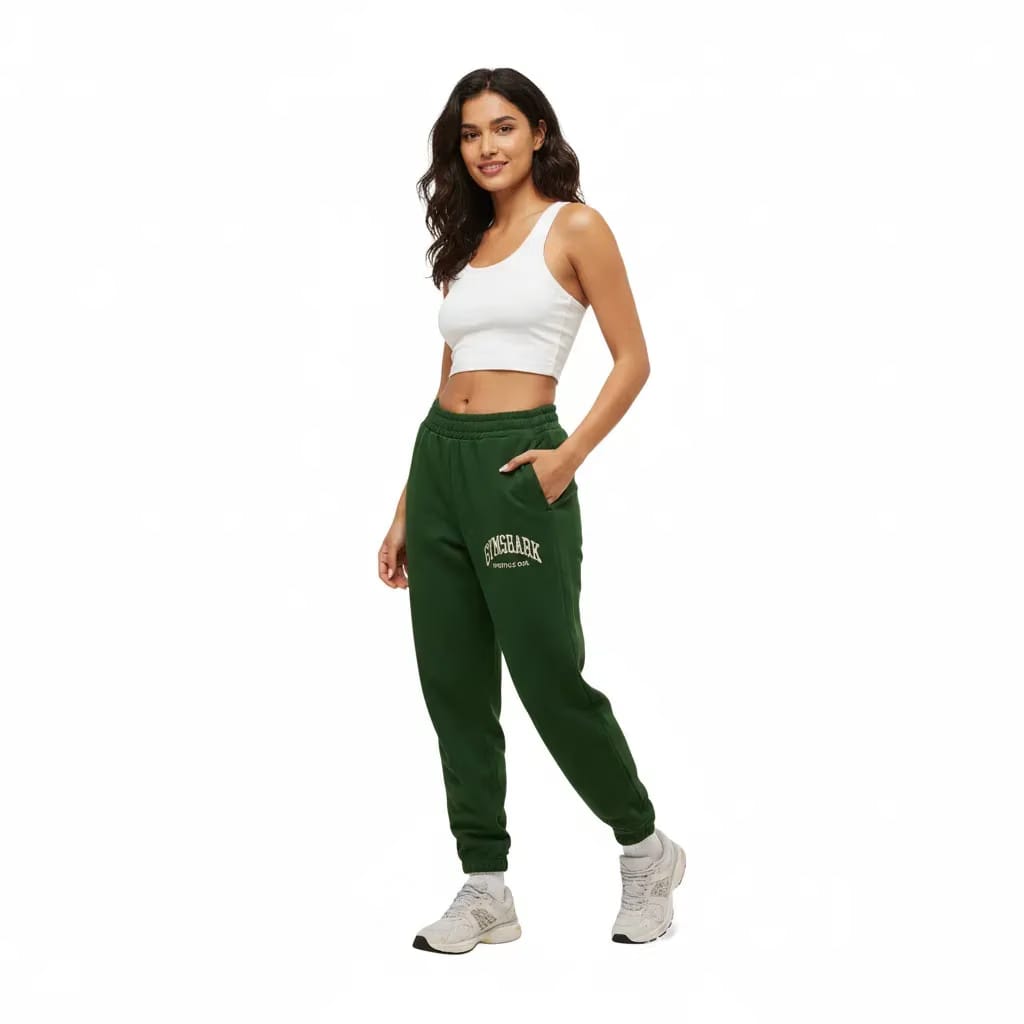 Gymshark Collegiate Graphic Joggers - Athletic Green