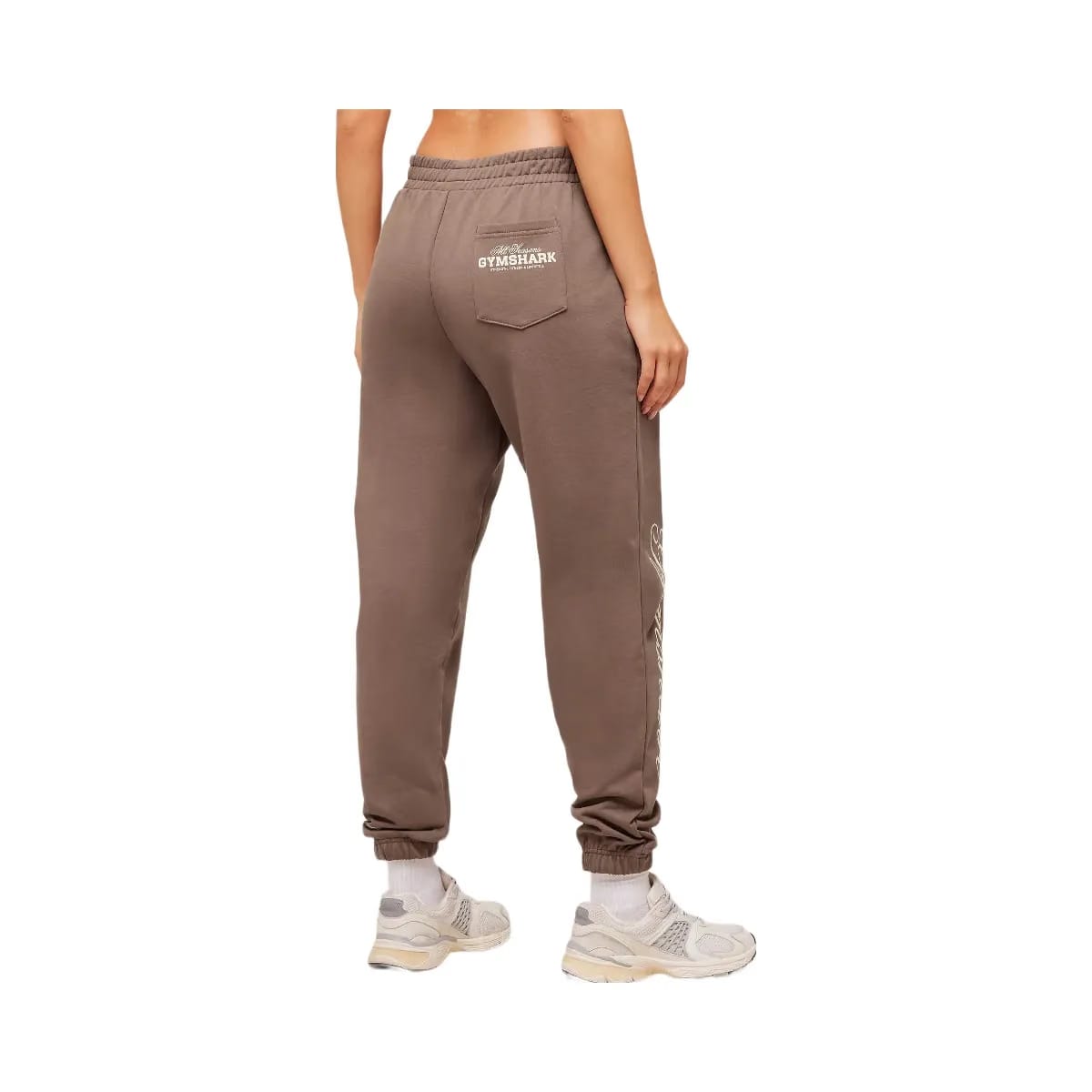 Gymshark All Seasons Graphic Jogger - Soft Brown