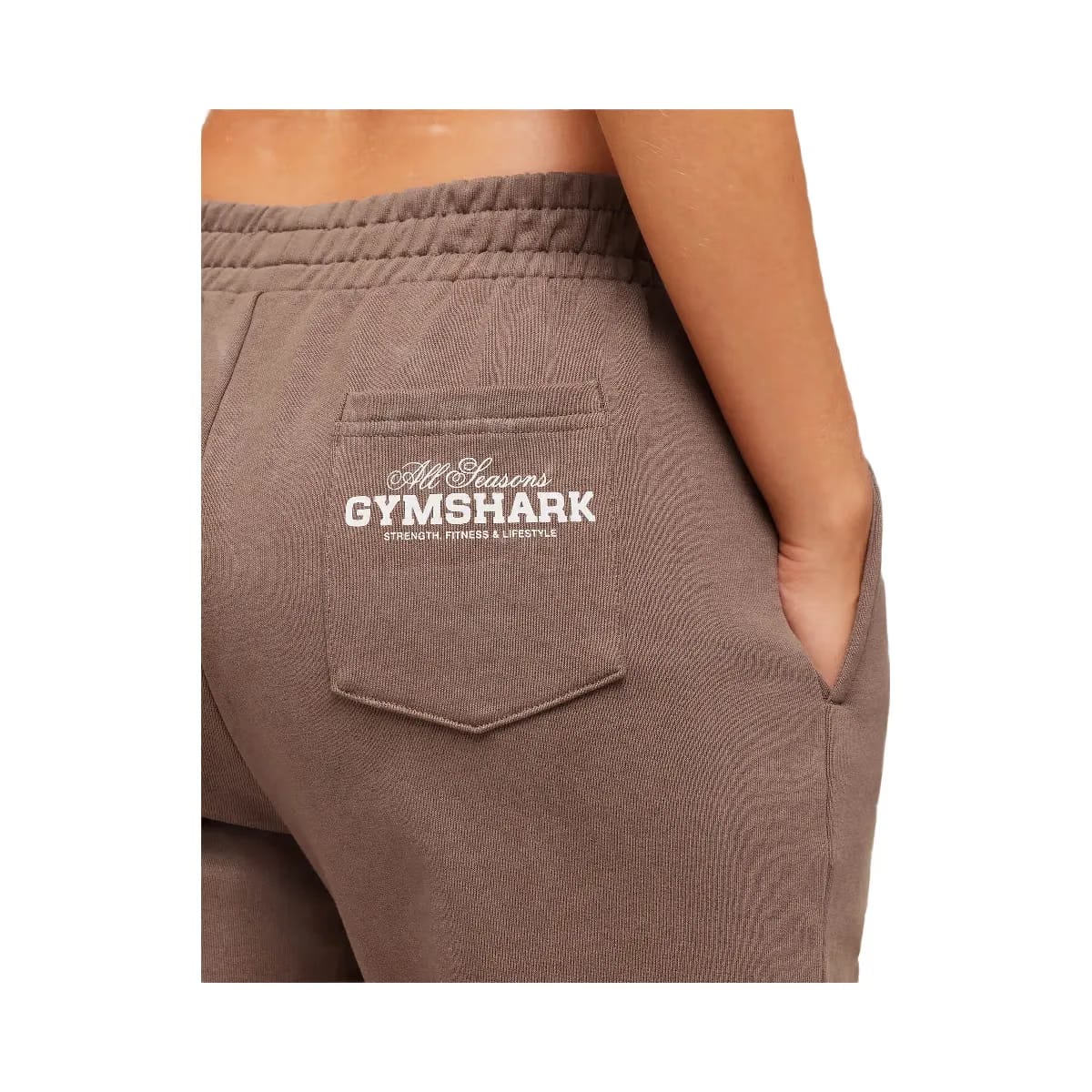 Gymshark All Seasons Graphic Jogger - Soft Brown