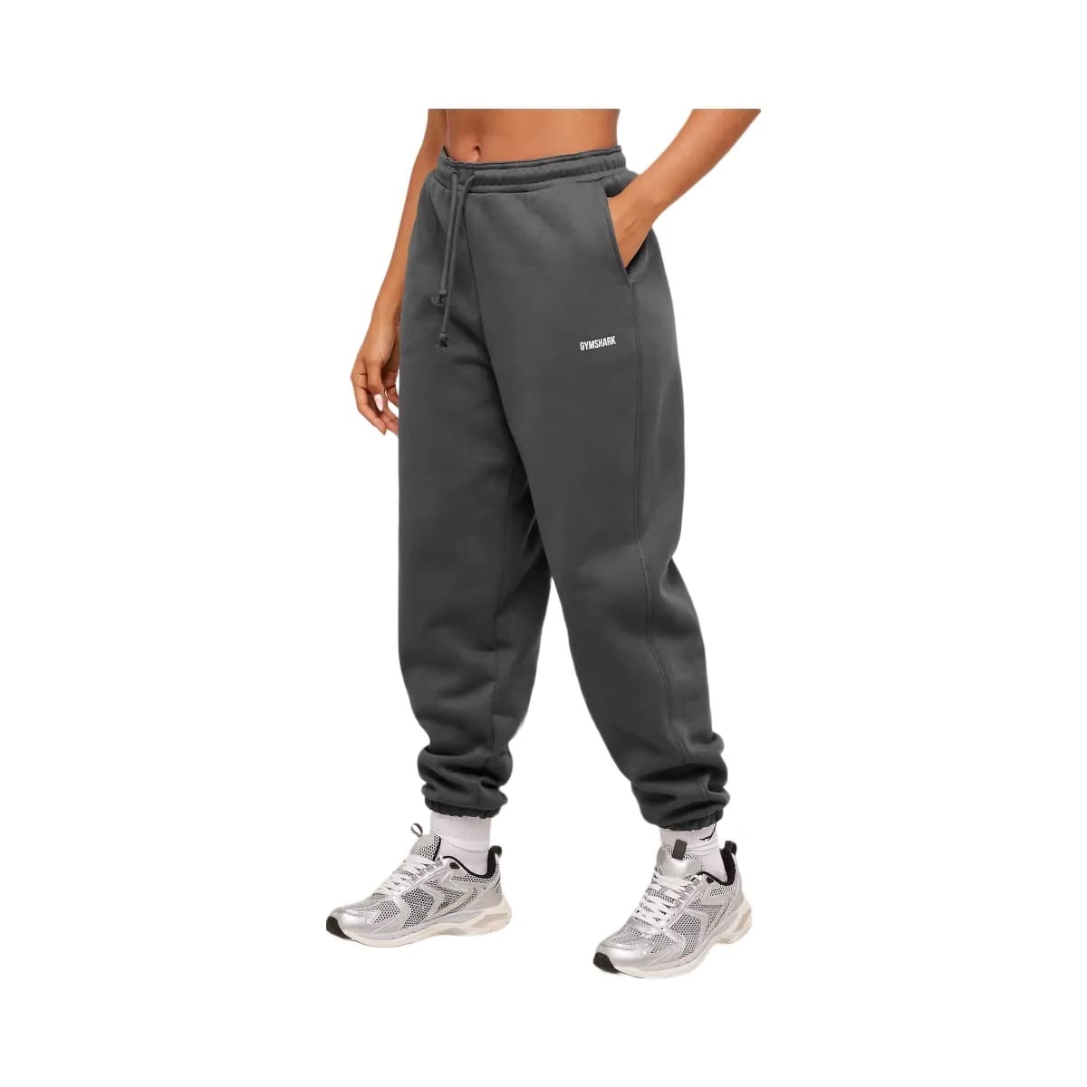 Gymshark Cosy Luxe Cuffed Joggers - Onyx Grey