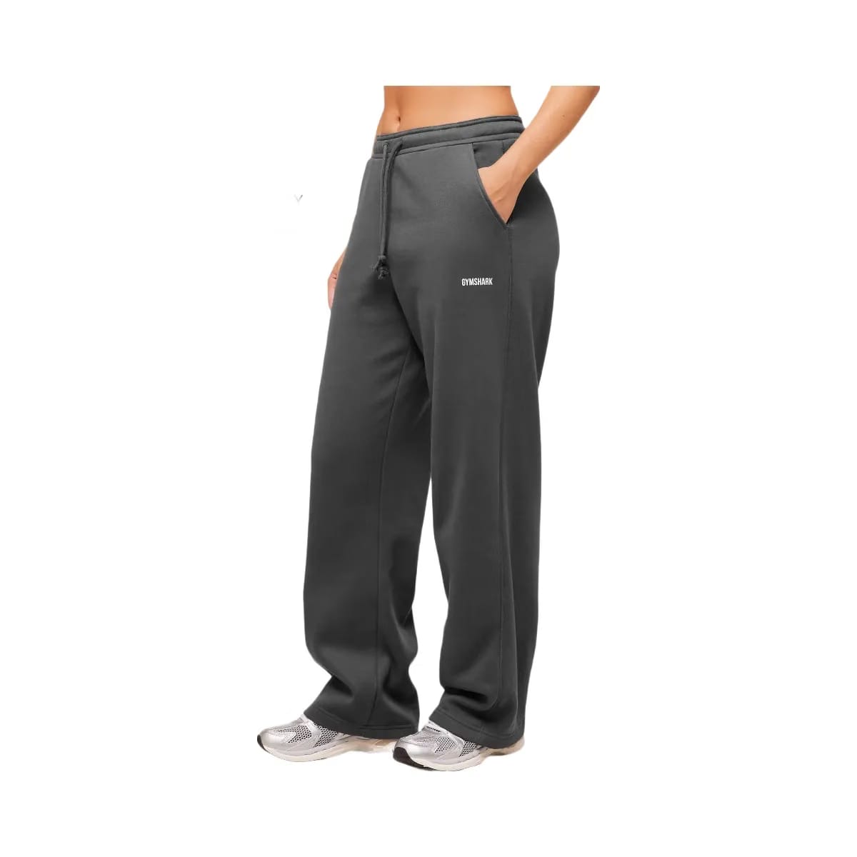 Gymshark Cosy Luxe Straight Leg Joggers - Onyx Grey