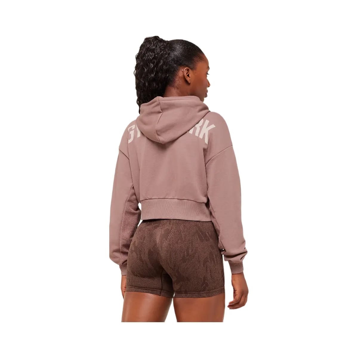 Gymshark Power Midi Zip Hoodie - Chestnut Pink