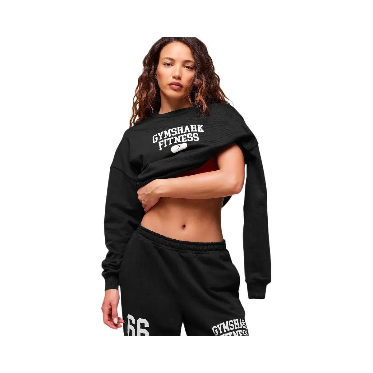 Gymshark Campus Graphic Pullover - Black