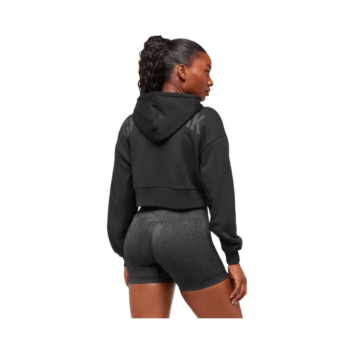 Gymshark Power Midi Zip Hoodie - Black