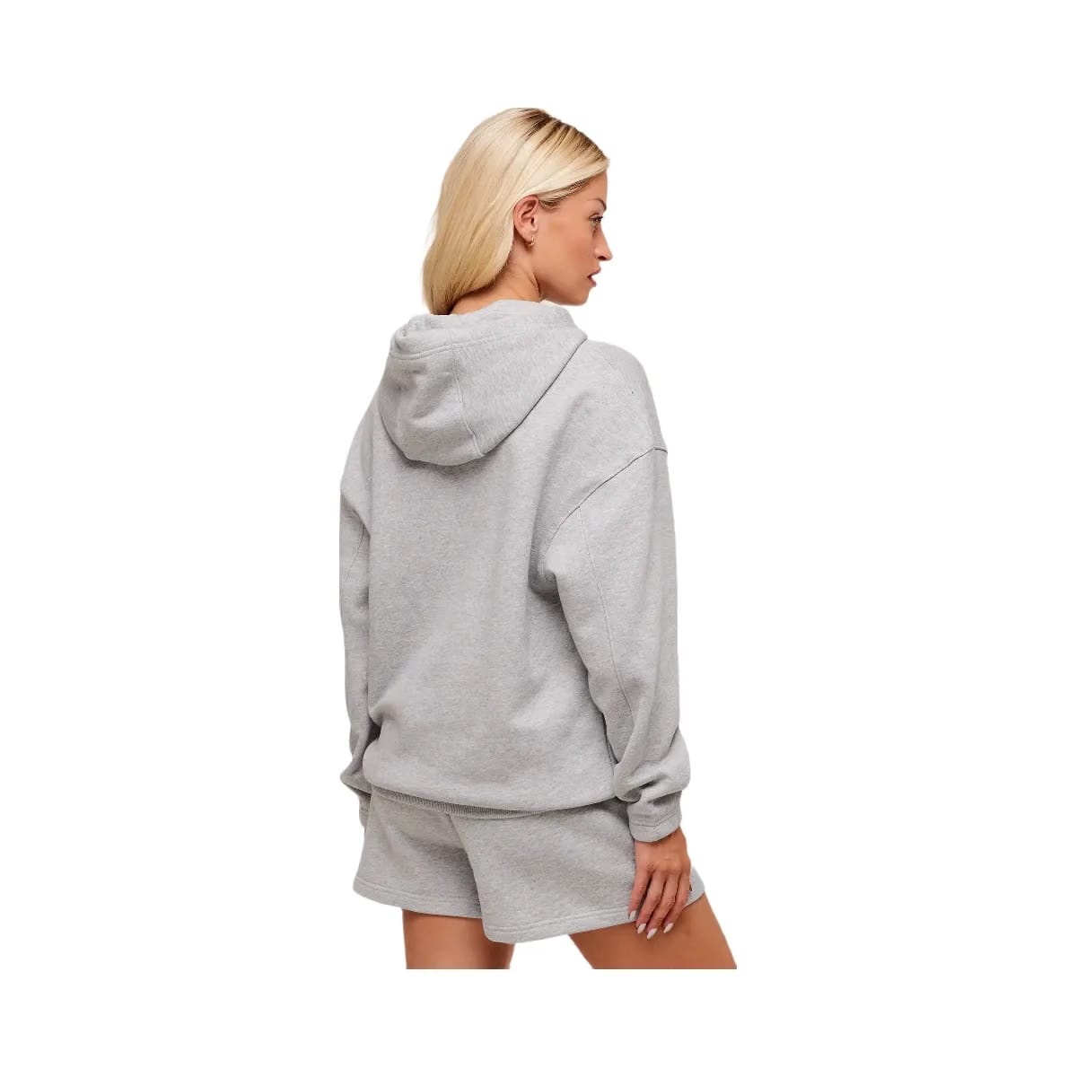 Gymshark Rest Day Sweats 2.0 Oversized Hoodie - Light Grey Core Marl