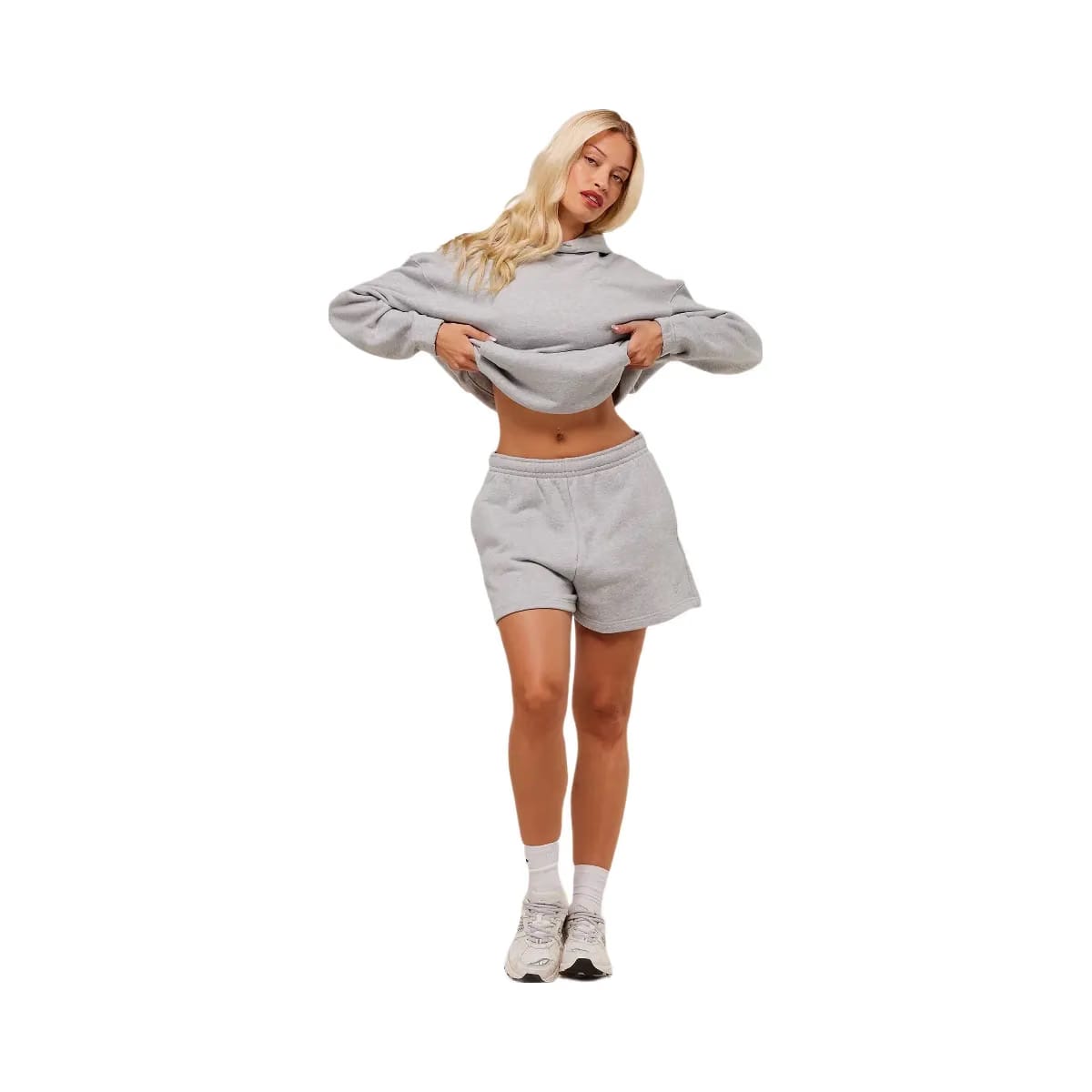 Gymshark Rest Day Sweats 2.0 Oversized Hoodie - Light Grey Core Marl