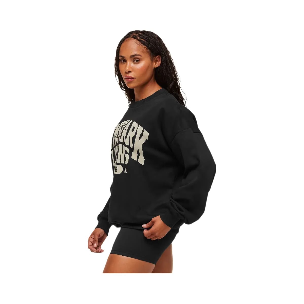 Gymshark Lifting Club Graphic Oversized Crew Neck - Black