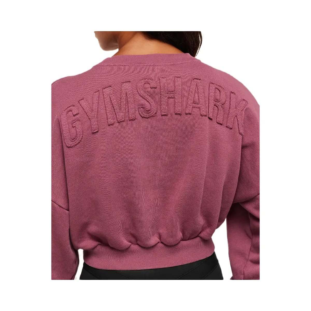 Gymshark Power Washed Sweat Top - Reset Pink/Acid Wash Small Ball