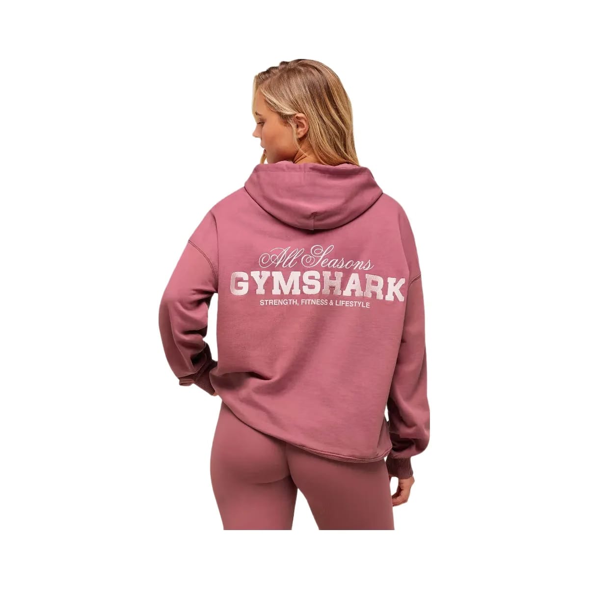 Gymshark All Seasons Graphic Hoodie - Reset Pink