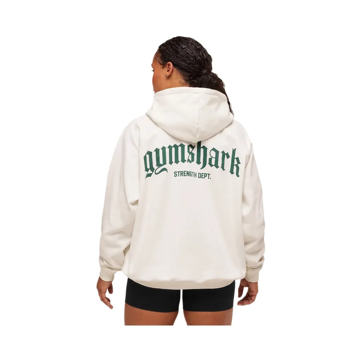 Gymshark Strength Department Oversized Hoodie - Soft White