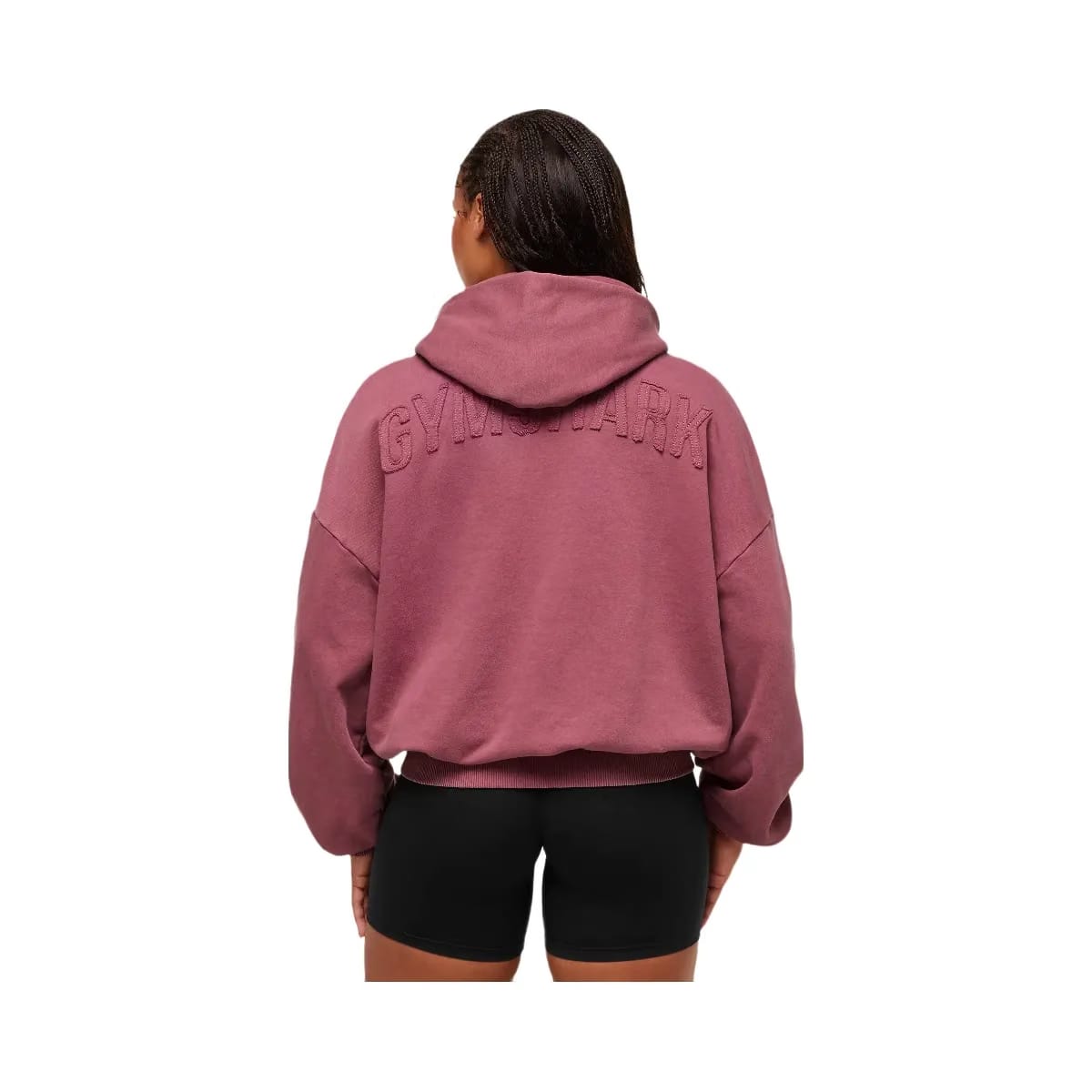 Gymshark Power Washed Oversized Hoodie - Reset Pink/Acid Wash Small Ball