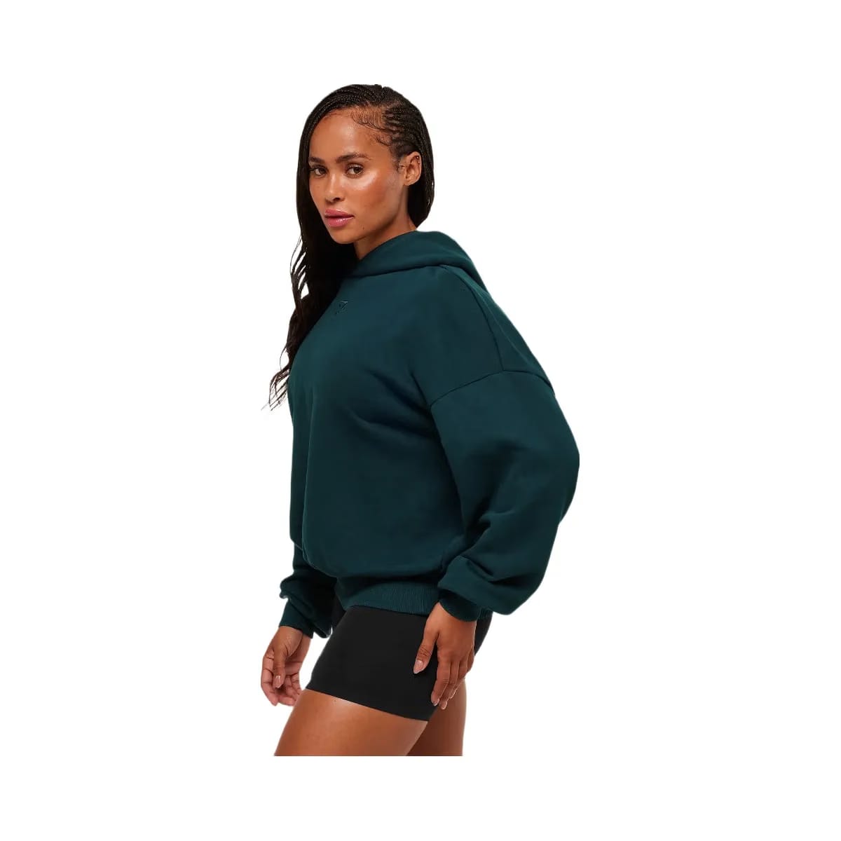Gymshark Power Washed Oversized Hoodie - Deep Petrol Blue/Acid Wash Small Ball