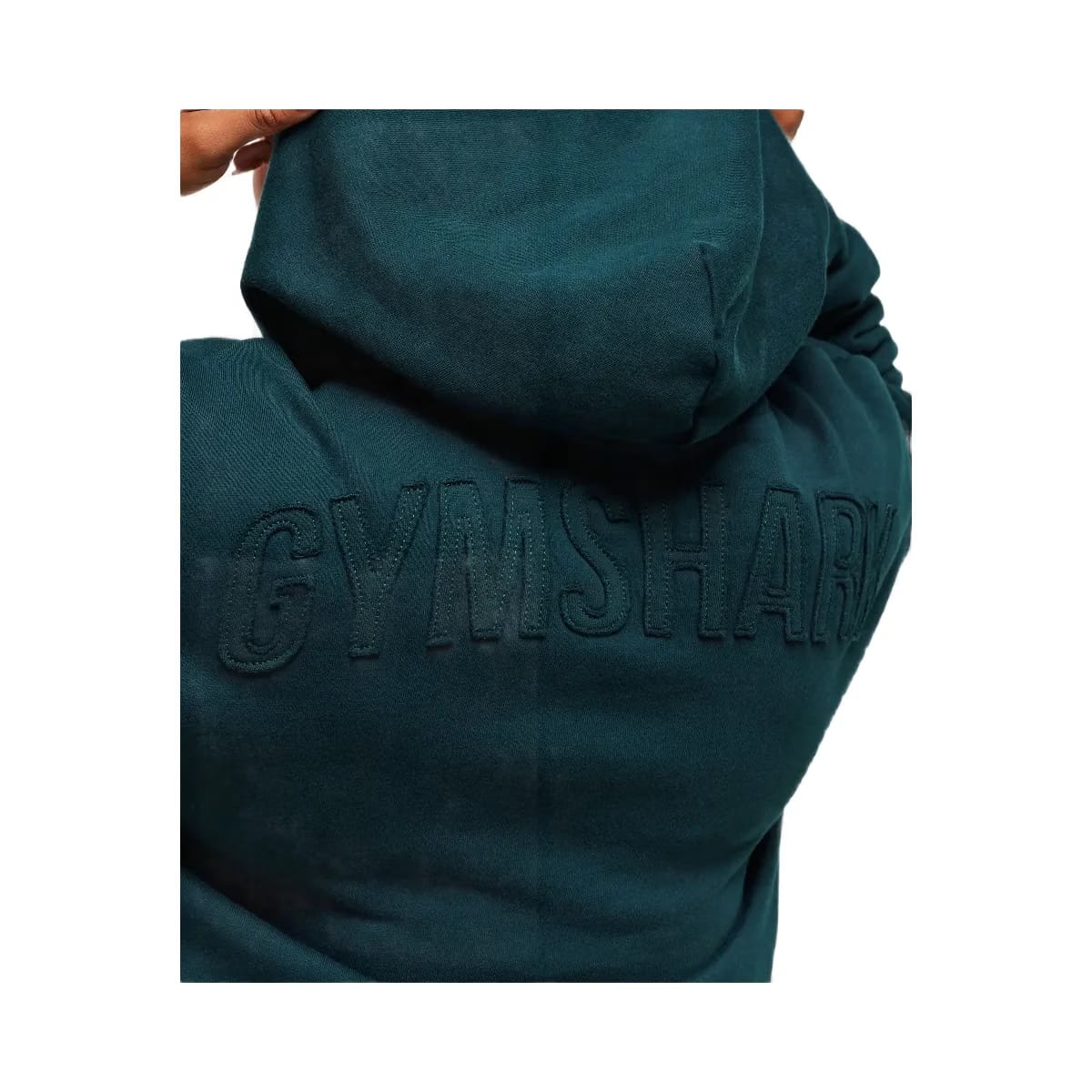 Gymshark Power Washed Oversized Hoodie - Deep Petrol Blue/Acid Wash Small Ball
