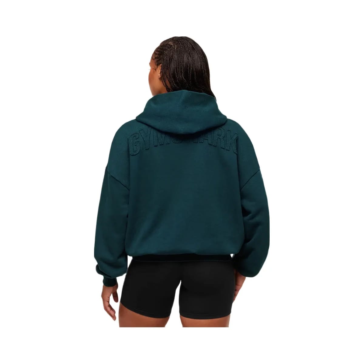 Gymshark Power Washed Oversized Hoodie - Deep Petrol Blue/Acid Wash Small Ball