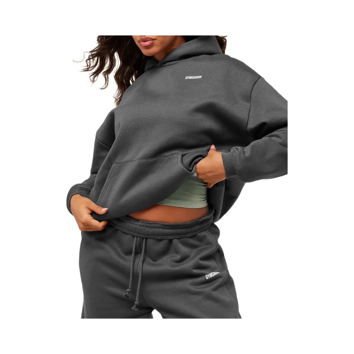 Gymshark Cosy Luxe Hoodie - Onyx Grey