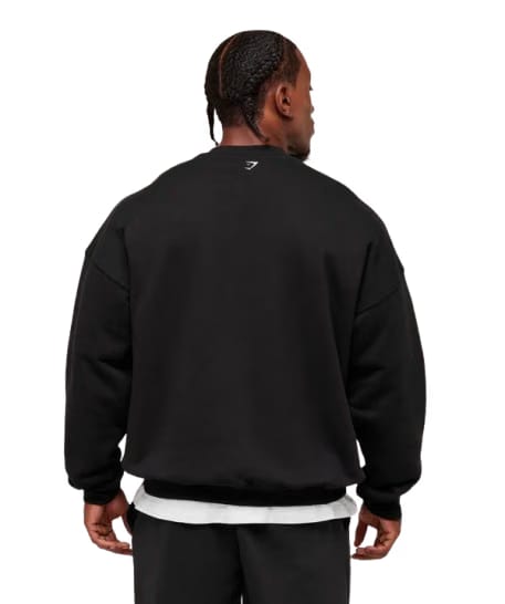 Gymshark Fade Graphic Crew GS Black