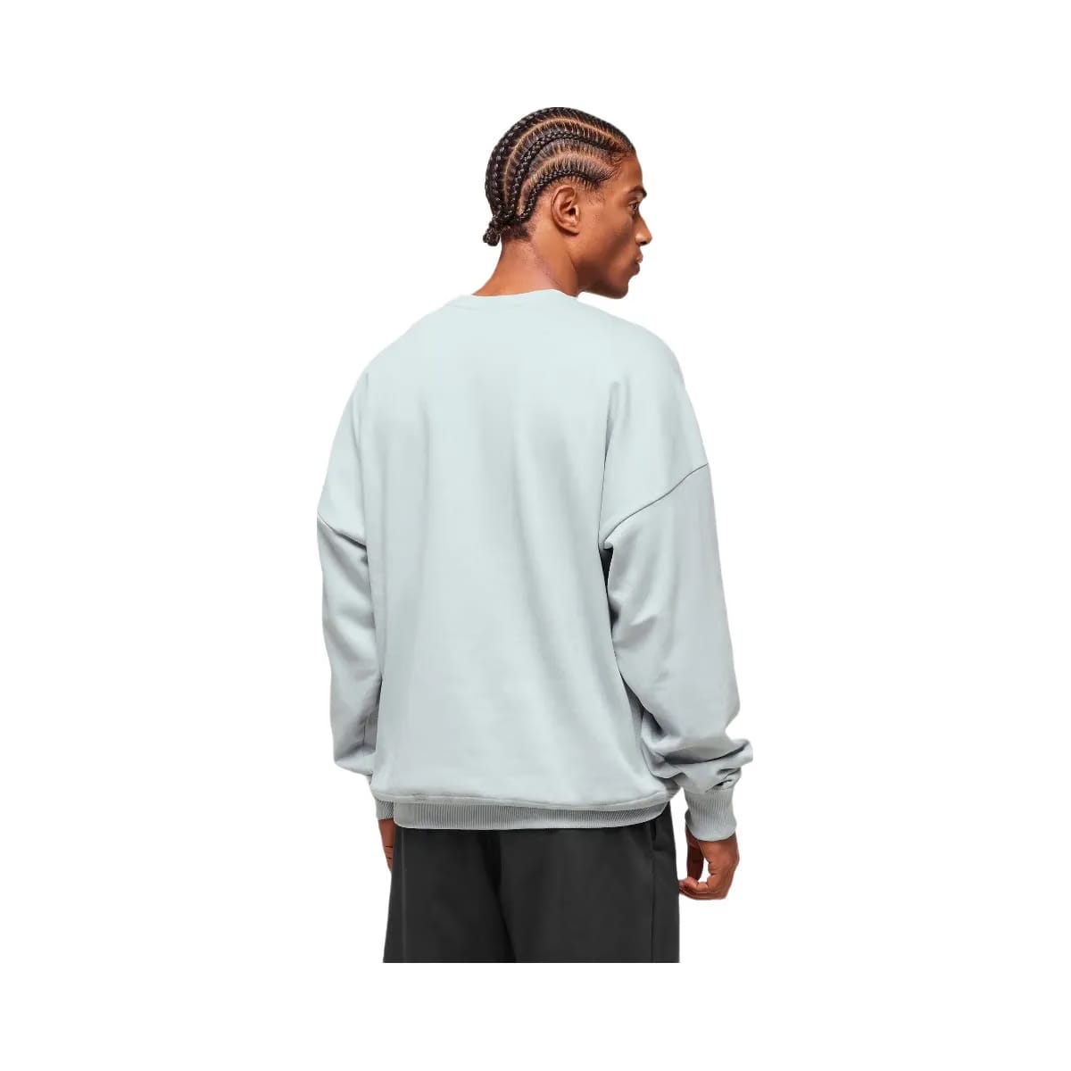 Gymshark Crest Oversized Crew - Smoke Blue