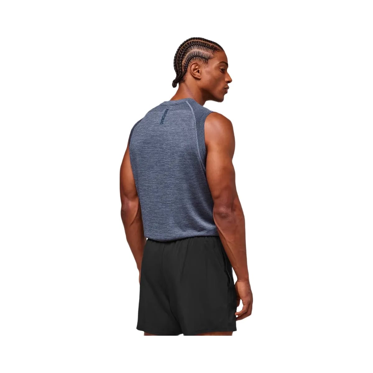 Gymshark Versatile Seamless Tank - Iron Blue/Navy