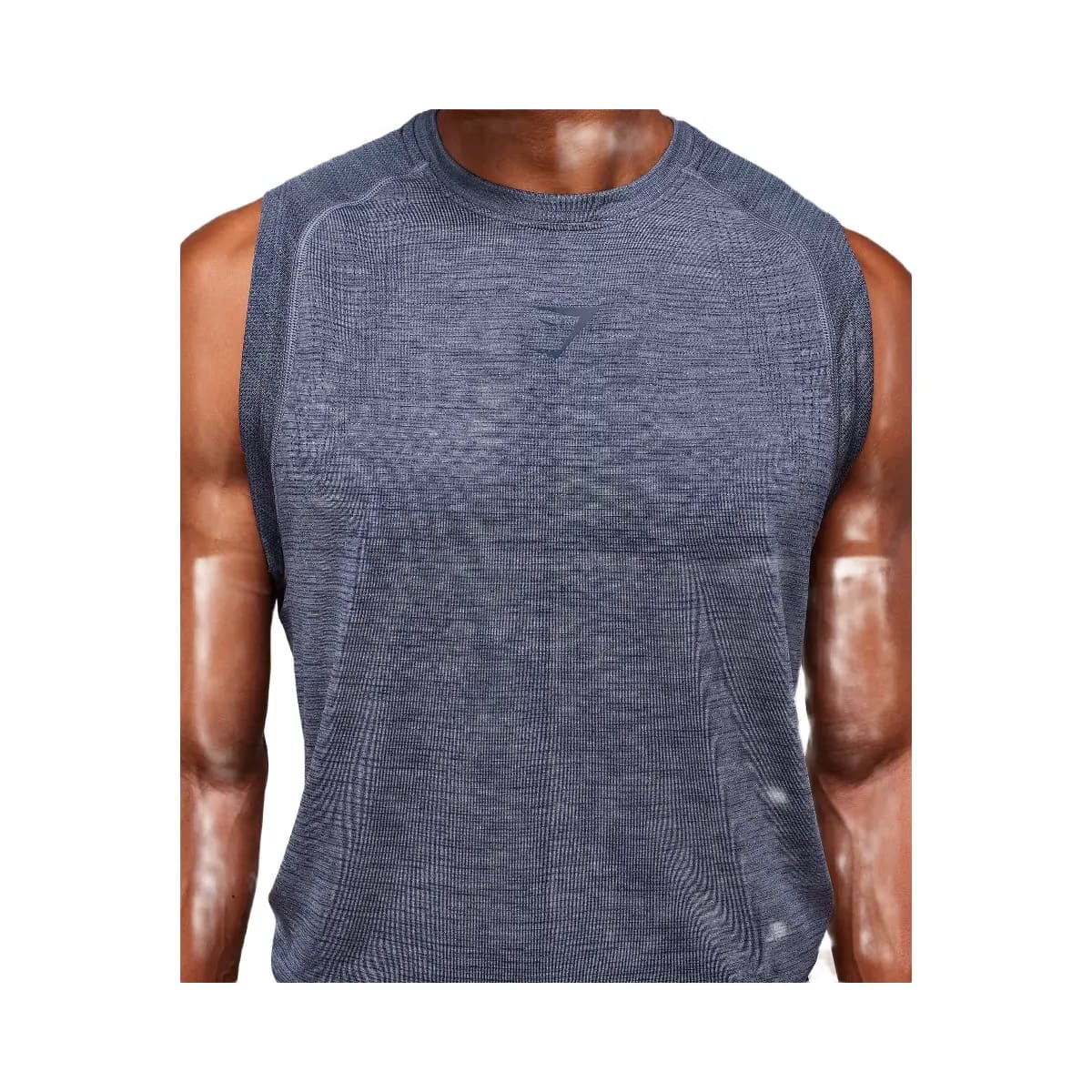 Gymshark Versatile Seamless Tank - Iron Blue/Navy