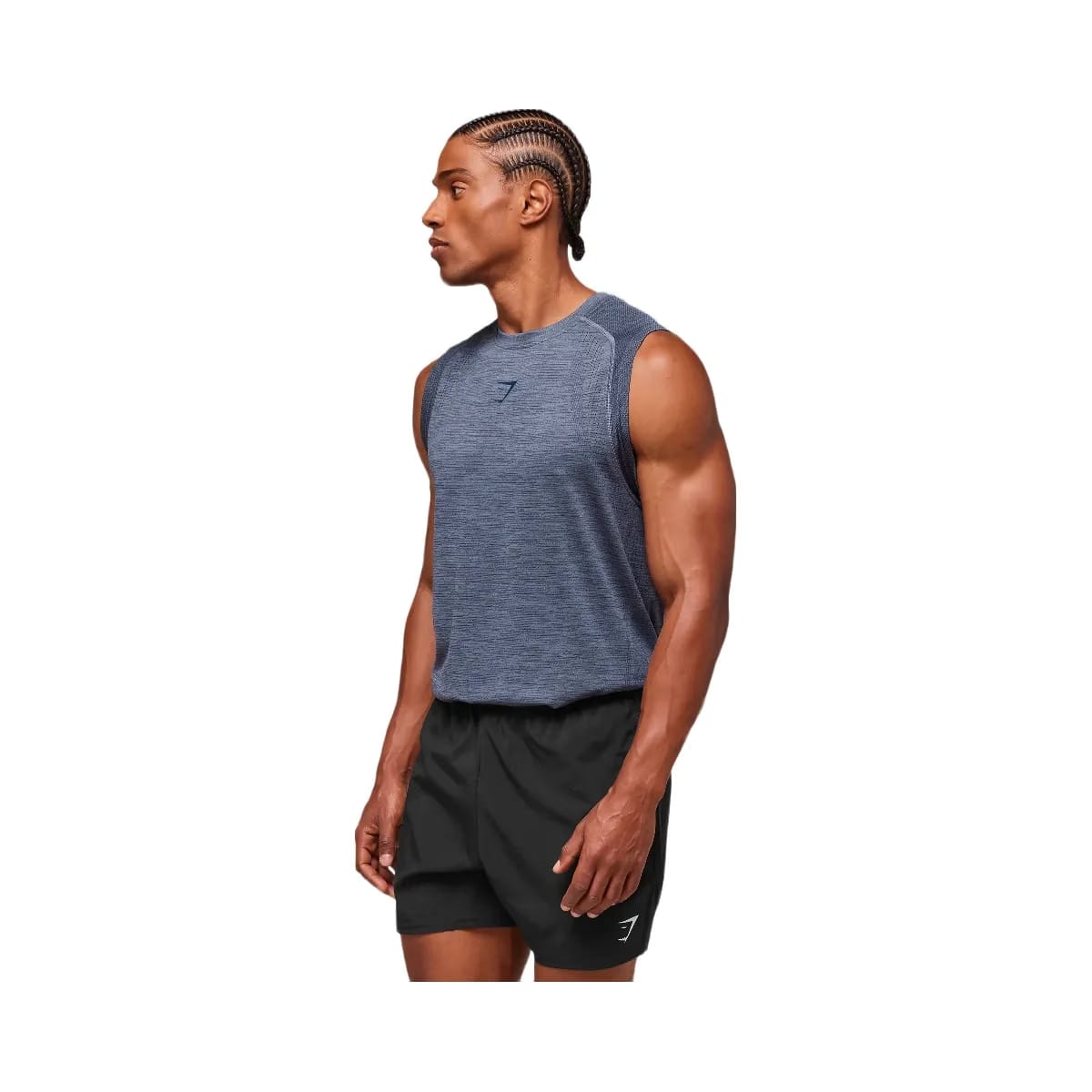 Gymshark Versatile Seamless Tank - Iron Blue/Navy