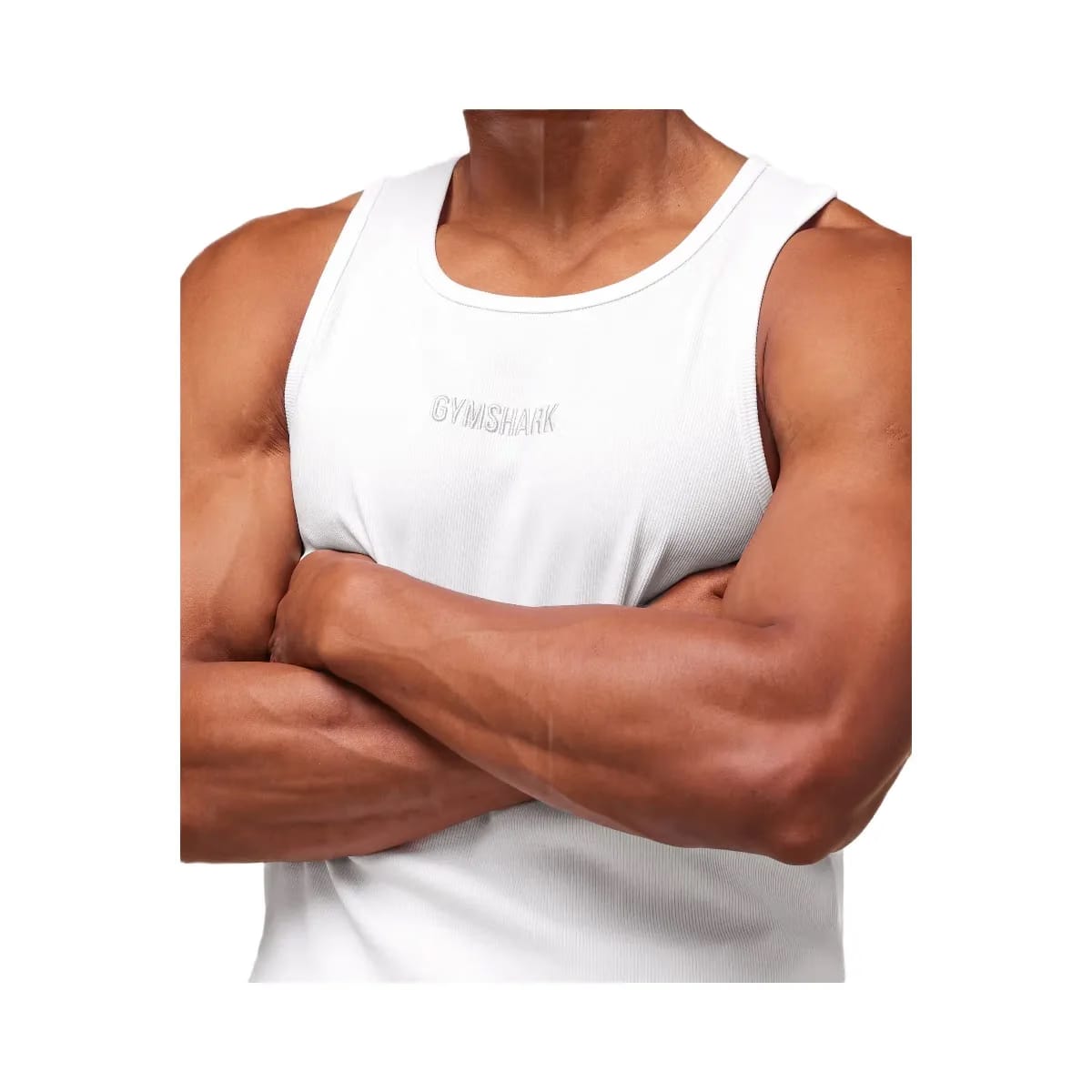 Gymshark Premium Ribbed Tank - White