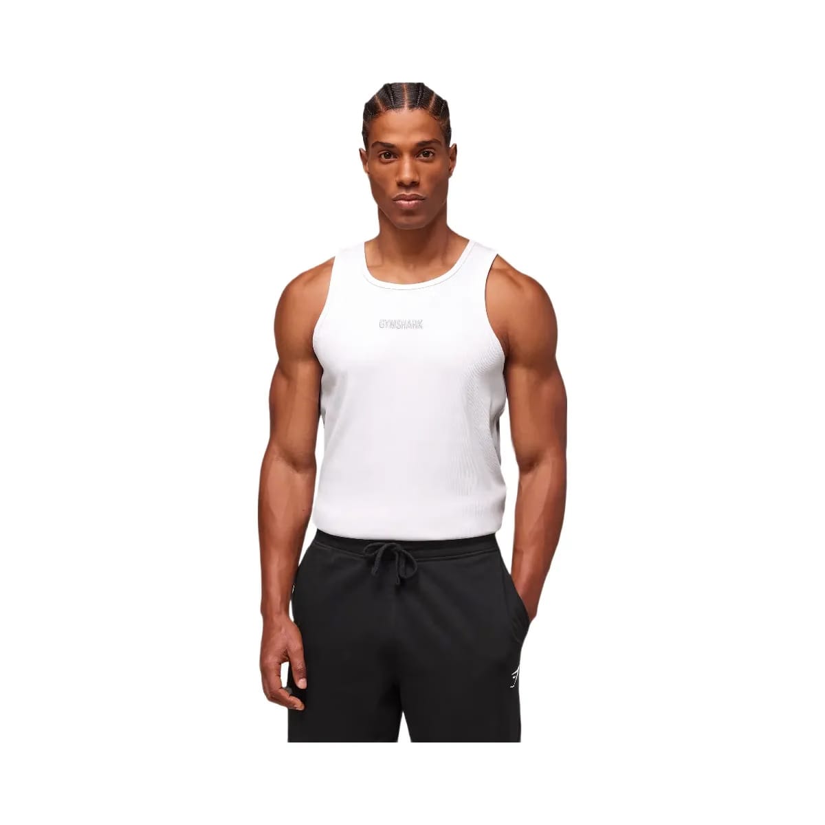 Gymshark Premium Ribbed Tank - White
