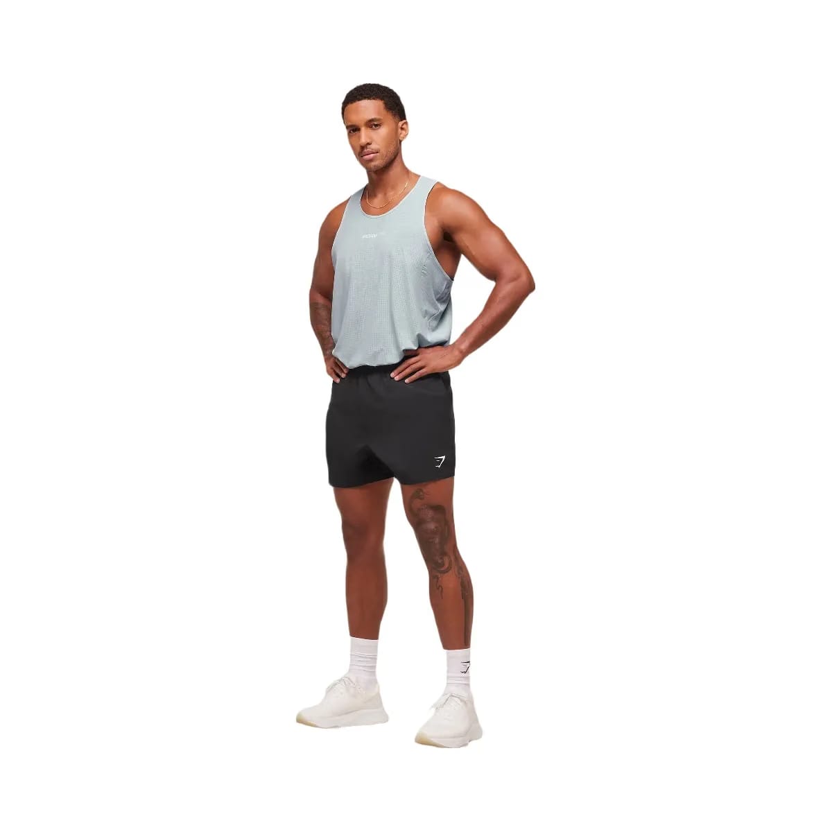 Gymshark Running Tank - Smoke Blue