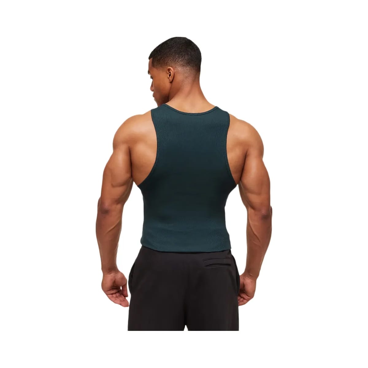 Gymshark Legacy Ribbed Tank - Deep Petrol Blue