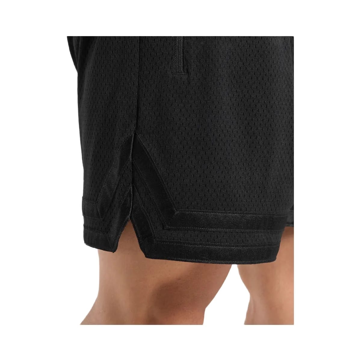 Gymshark Campus Mesh Shorts - Black/White Logo
