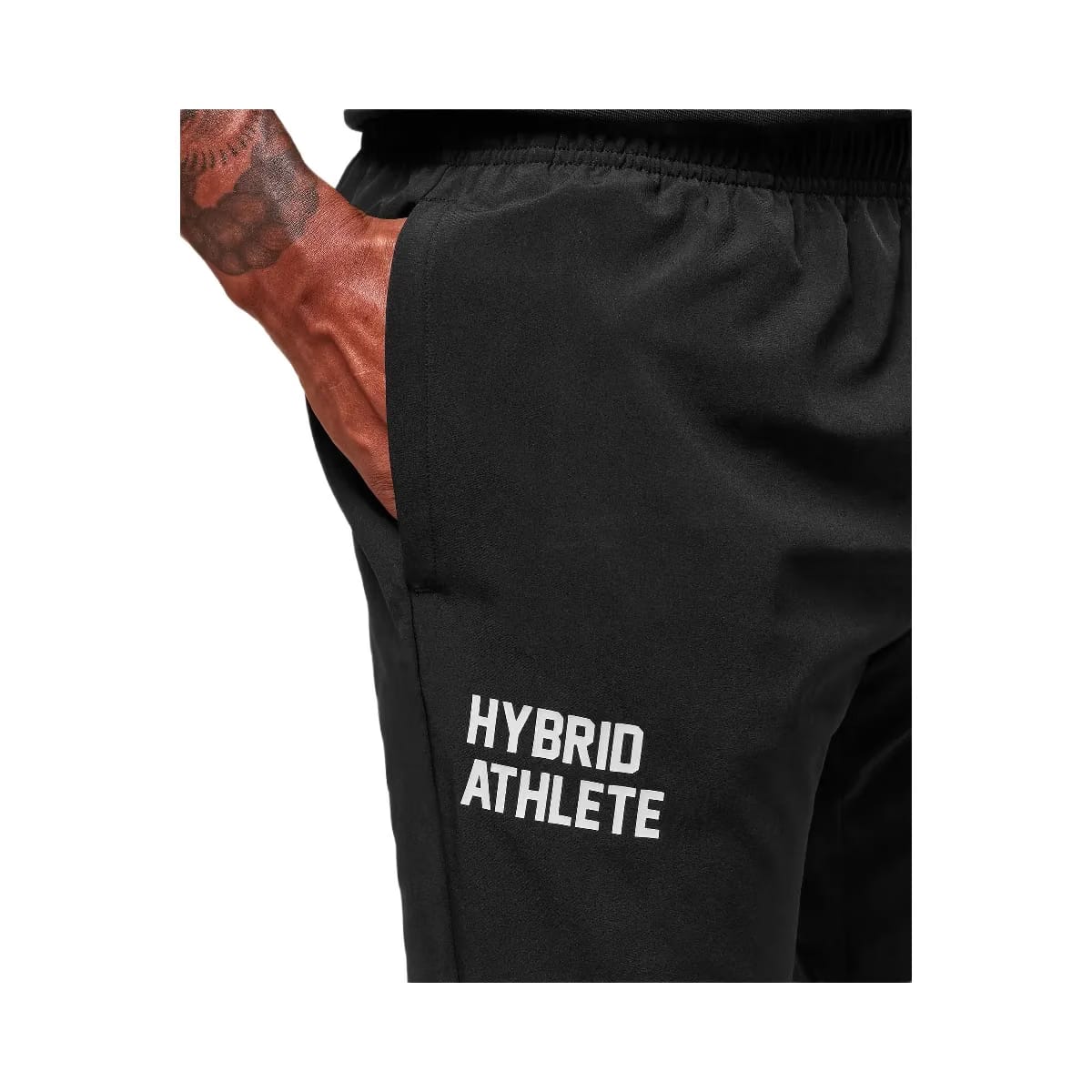 Gymshark Hybrid Athlete Woven Joggers - Black