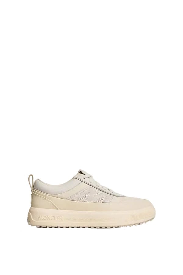 Moncler Moncler Altive Nubuck & Suede Sneakers Light Beige