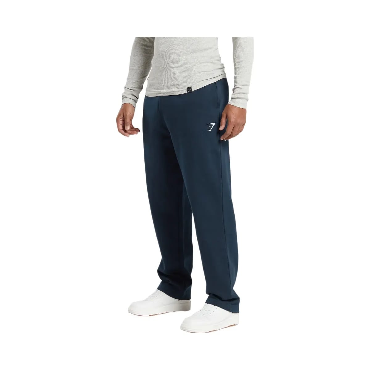 Gymshark Crest Straight Leg Joggers - Navy