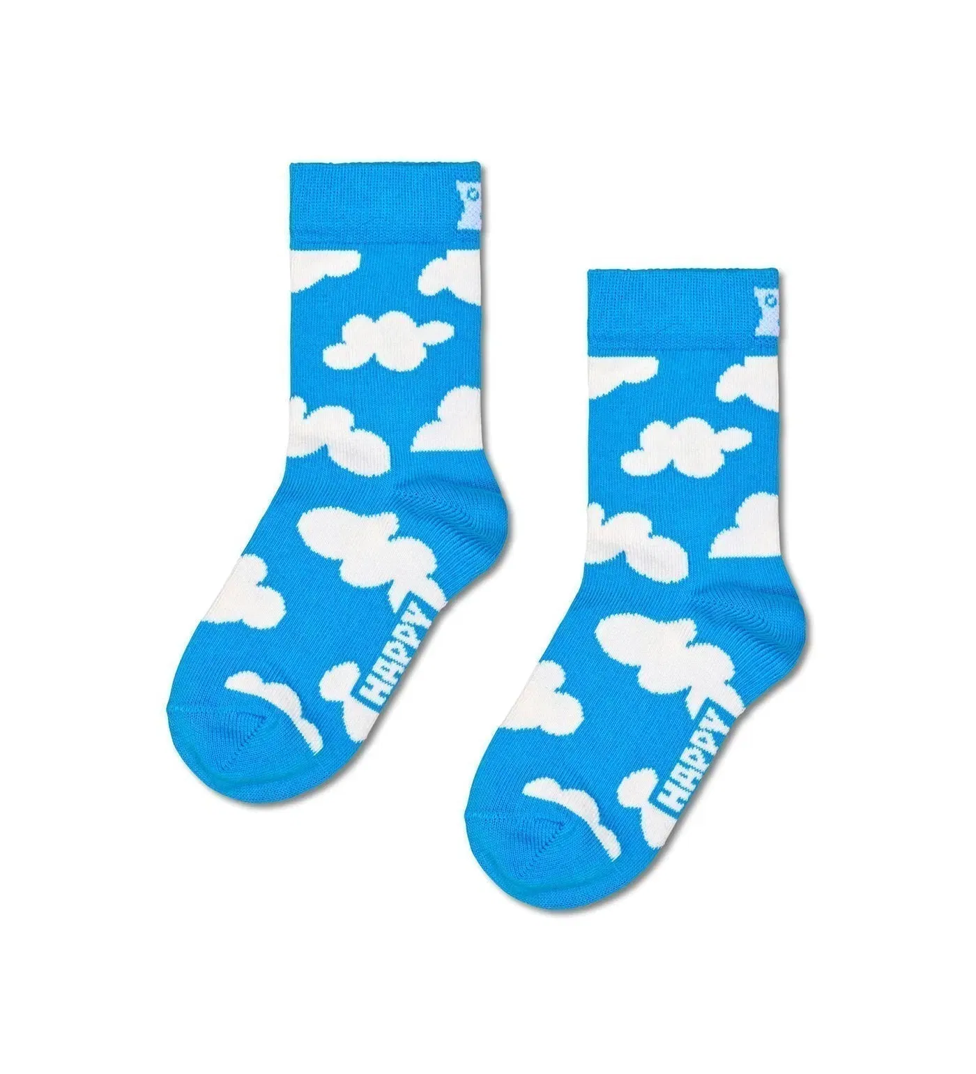 Happy Socks Unisex Cloudy Crew Length Socks for Kids