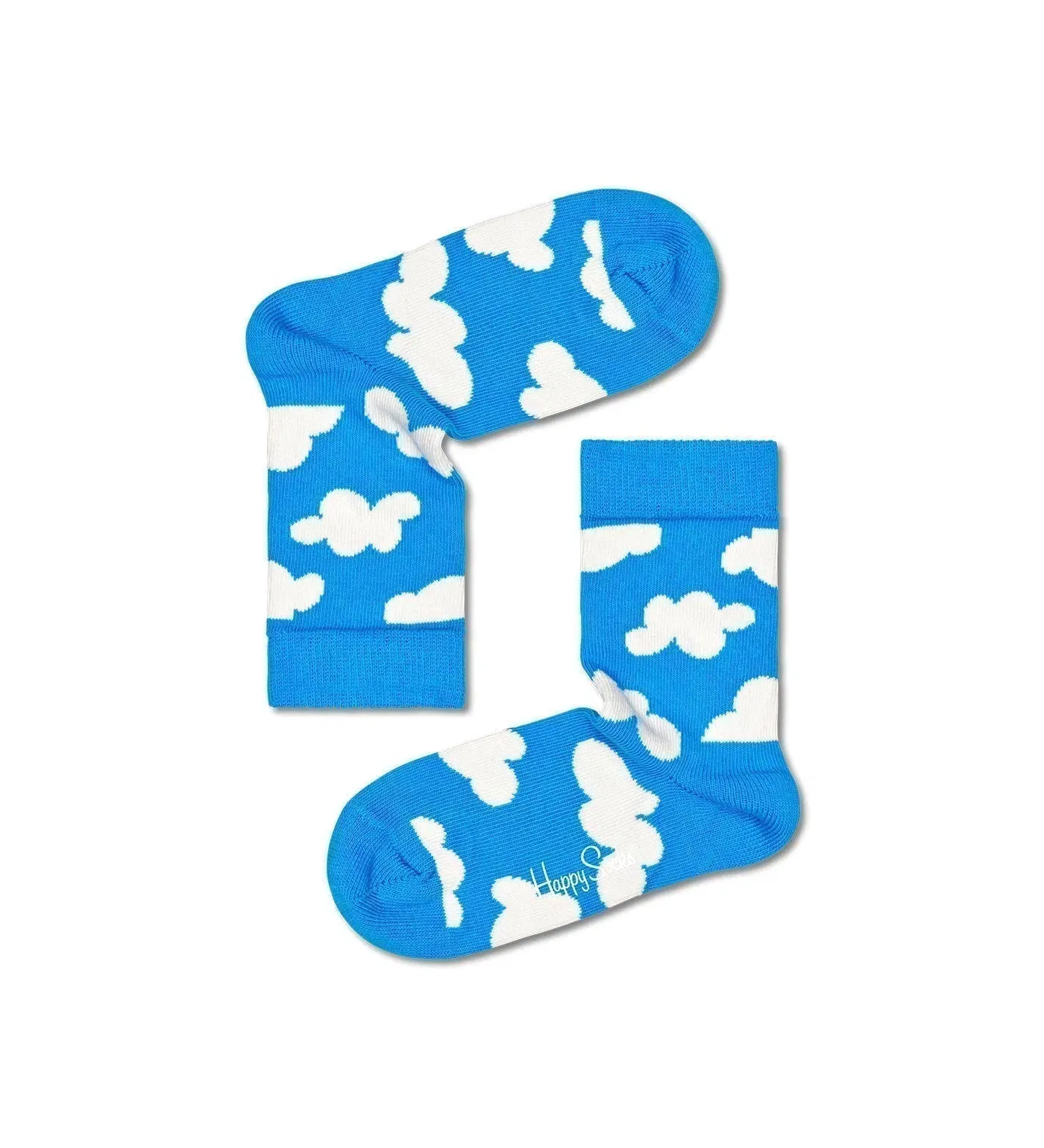 Happy Socks Unisex Cloudy Crew Length Socks for Kids