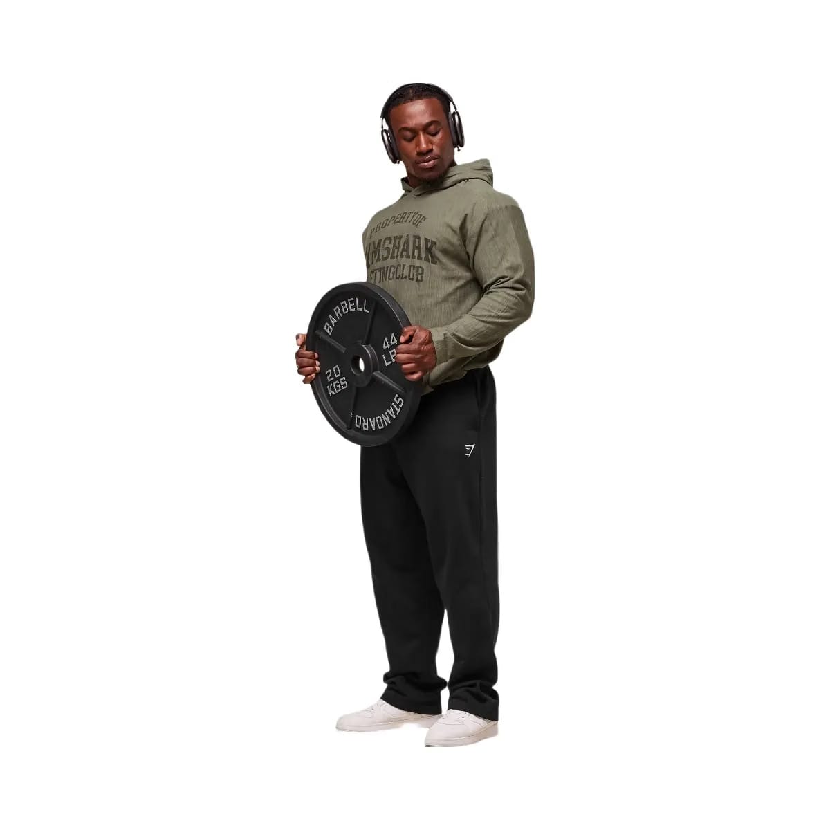 Gymshark Lightweight Slub Textured Hoodie - Utility Green