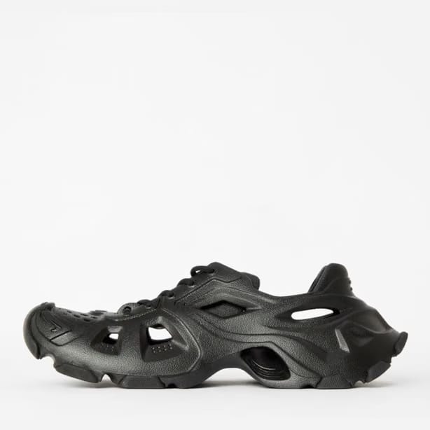 BALENCIAGA HD Rubber Low Top Sneakers Black