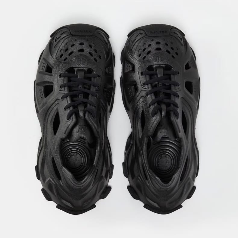 BALENCIAGA HD Rubber Low Top Sneakers Black