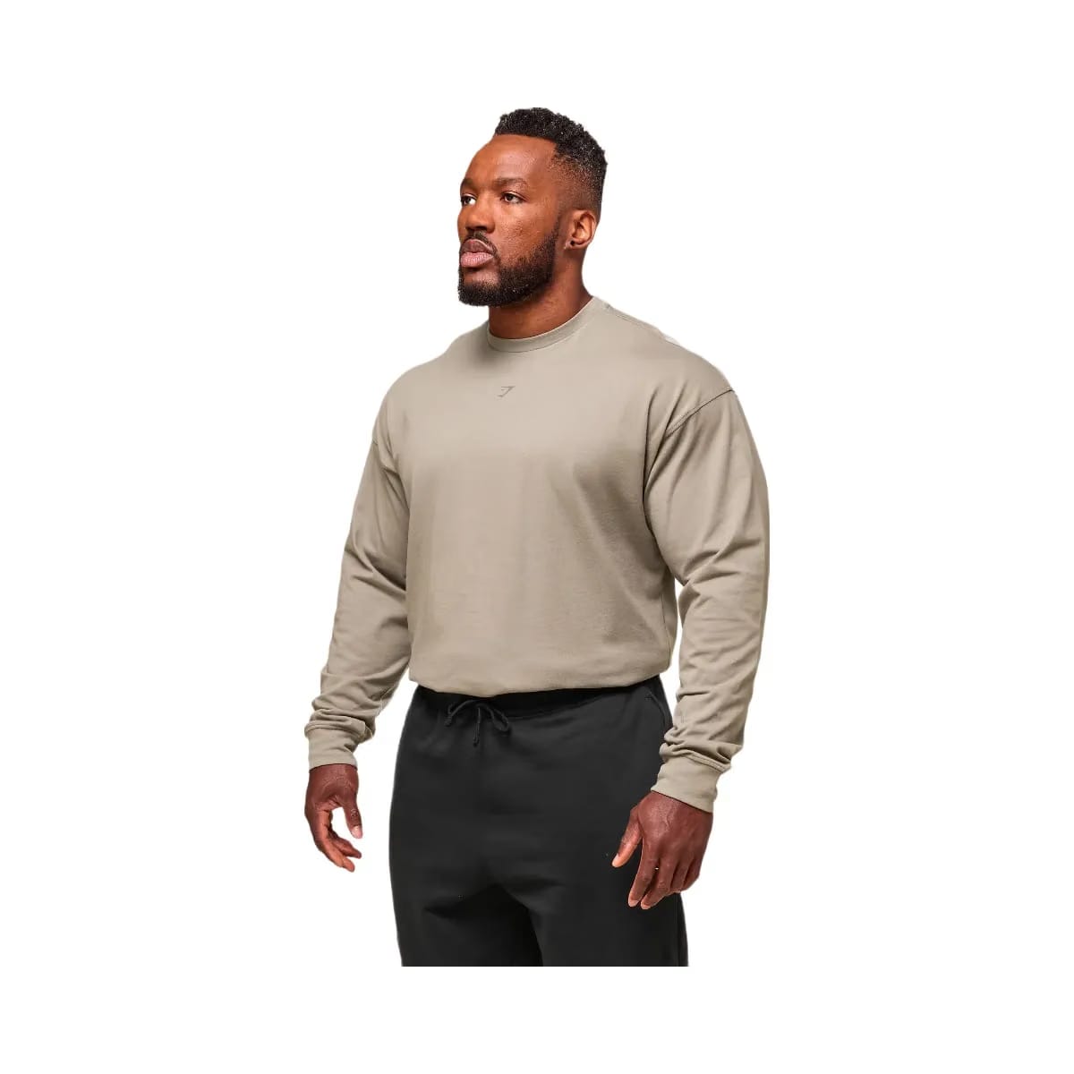 Gymshark We Do Gym Long Sleeve T-Shirt - Linen Brown
