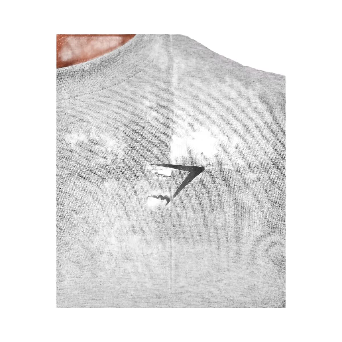 Gymshark Essential Oversized Long Sleeve T-Shirt - Charcoal Core Marl