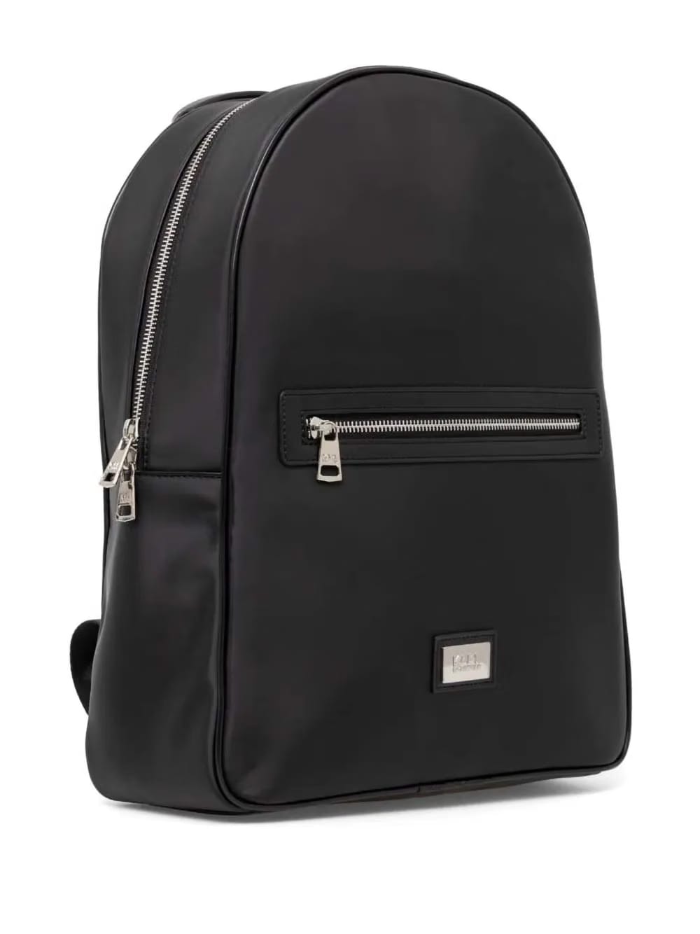 logo-plaque backpack