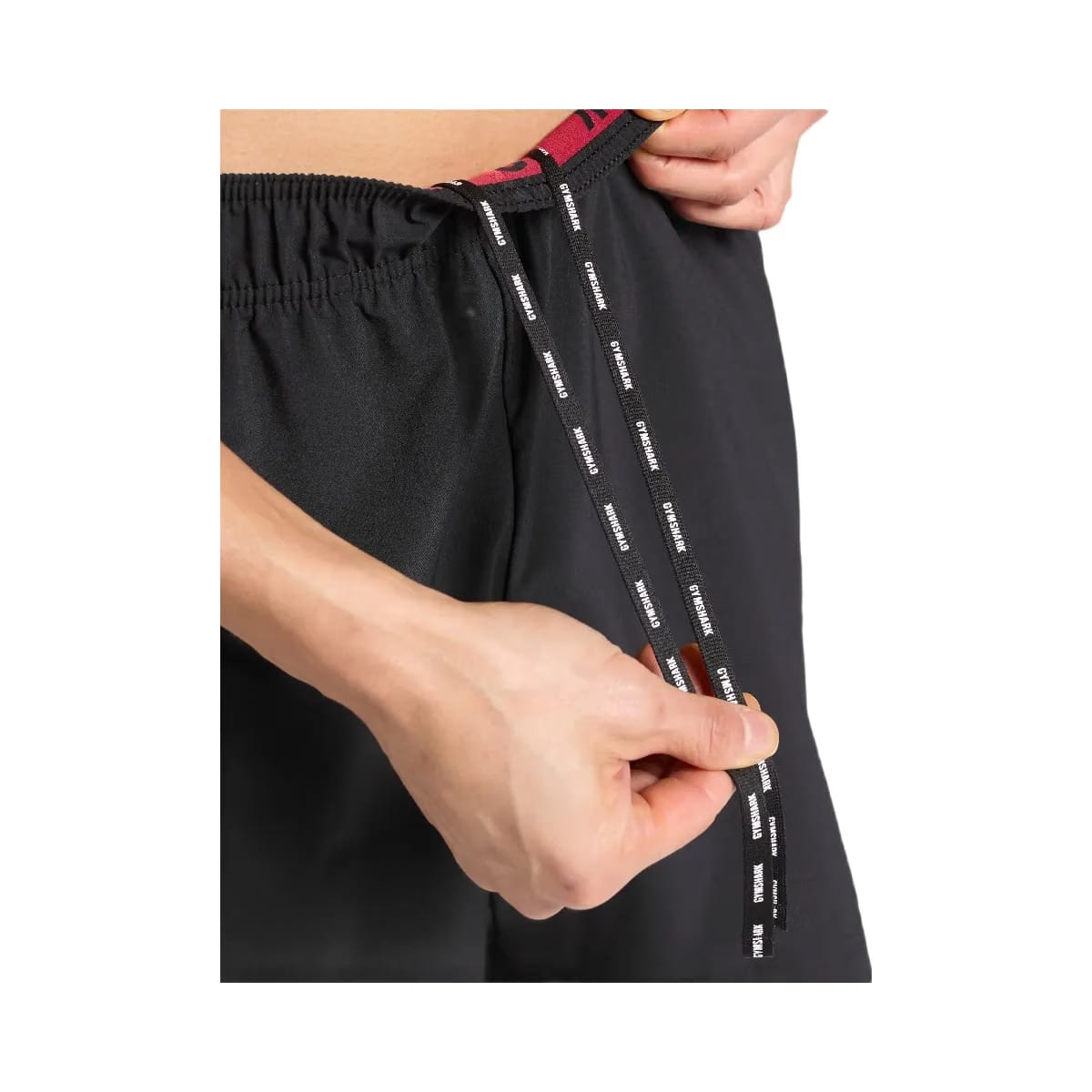 Gymshark Sport  7" Shorts - Black/Conditioning Red