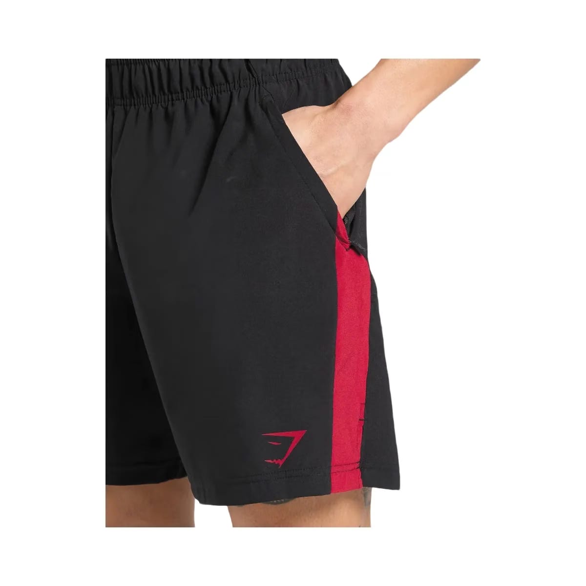 Gymshark Sport  7" Shorts - Black/Conditioning Red