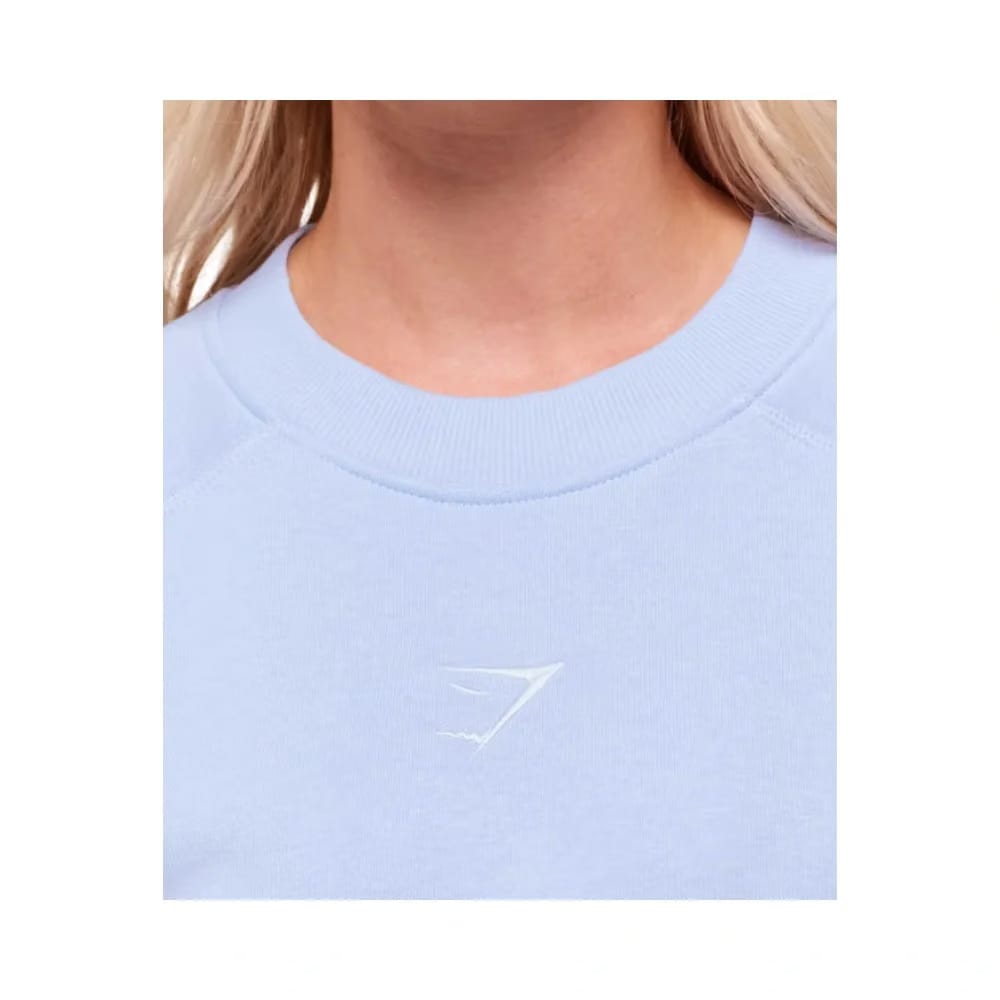 Gymshark Training Oversized Fleece Sweatshirt Peri Blue