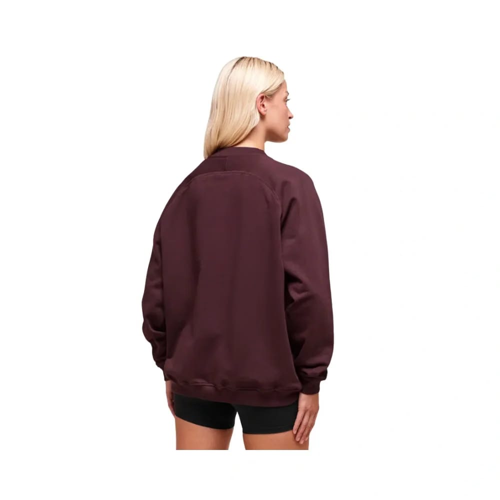 Gymshark Training Oversized Fleece Sweatshirt Cherry Purple