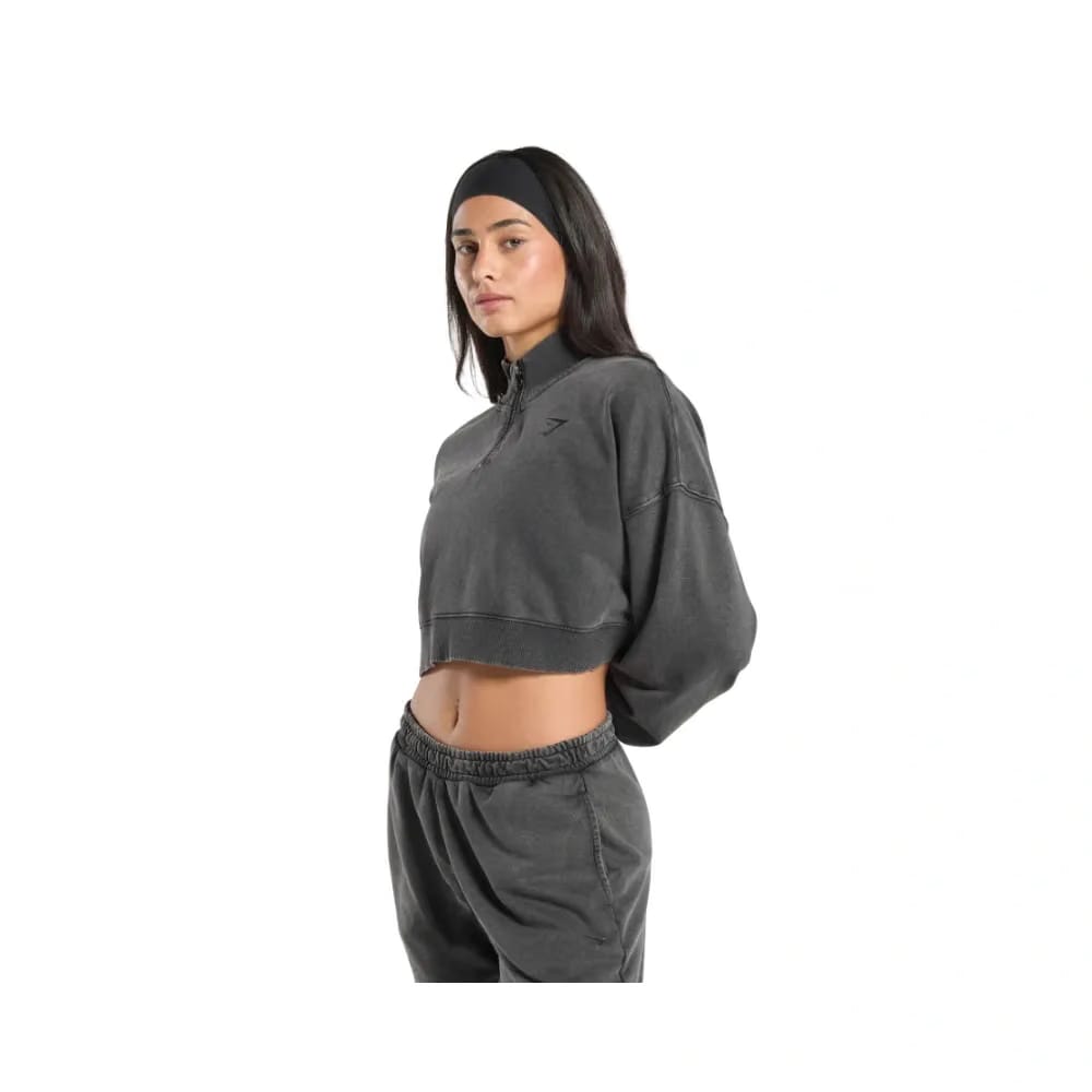 Gymshark Whitney 1/4 Zip Black