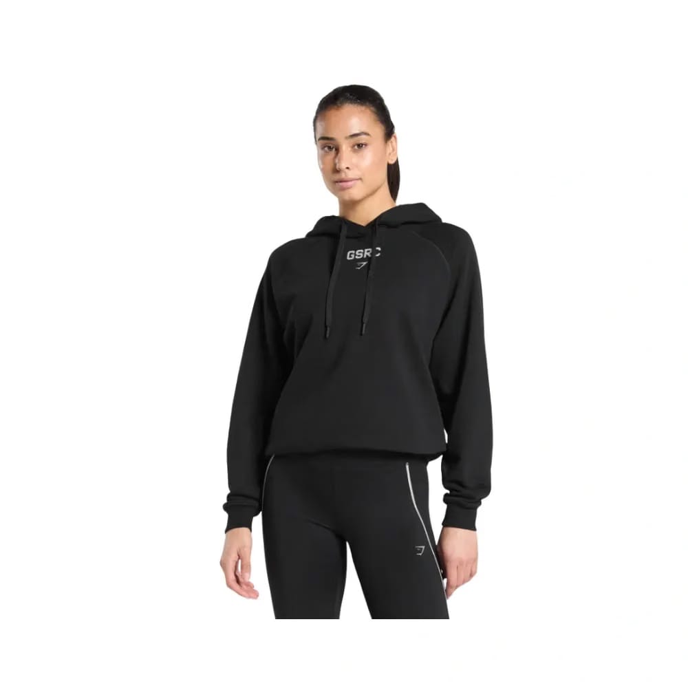 Gymshark Running Graphic Hoodie Black