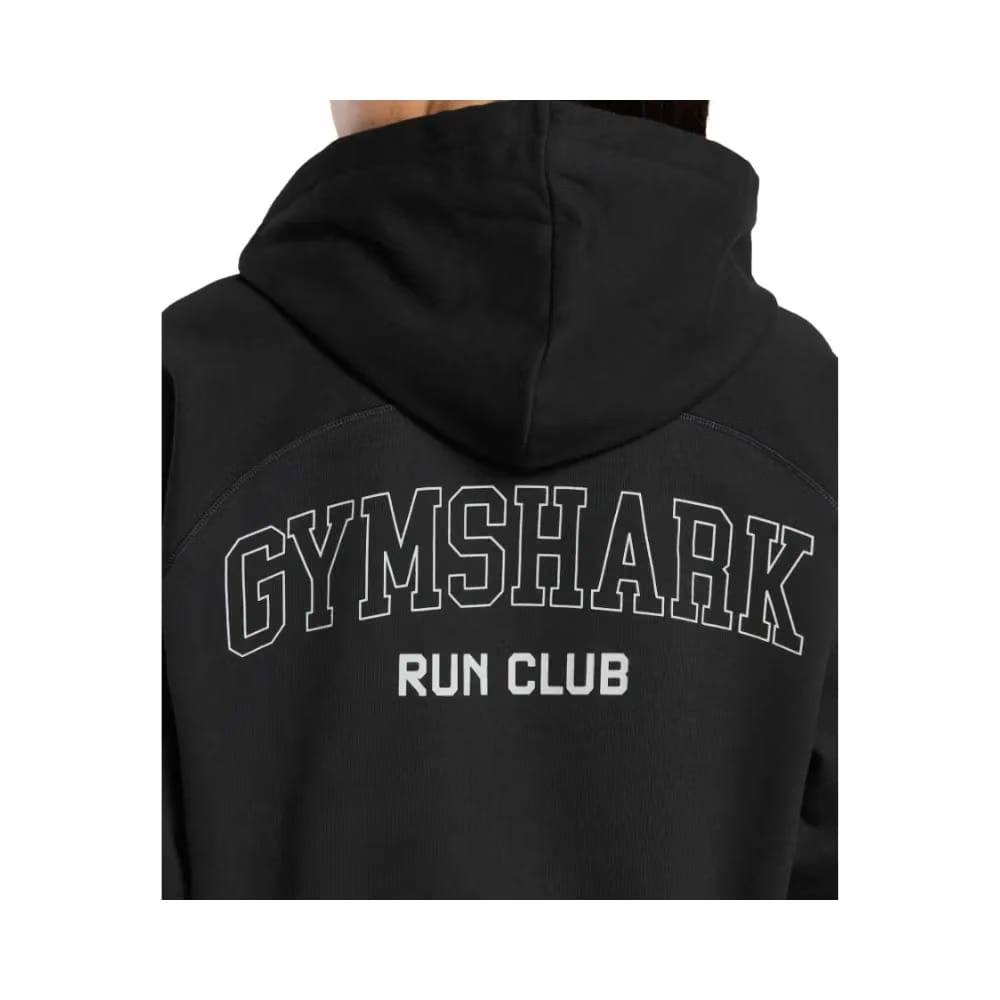Gymshark Running Graphic Hoodie Black
