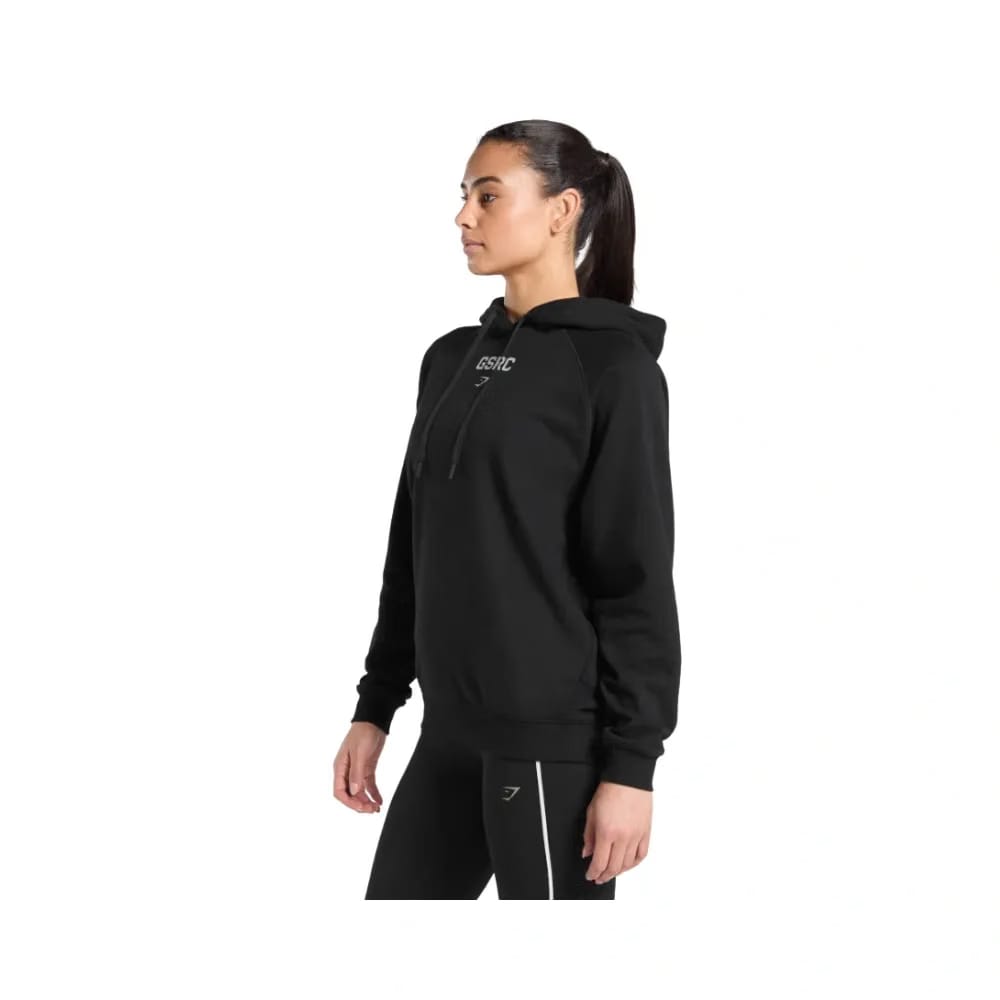 Gymshark Running Graphic Hoodie Black