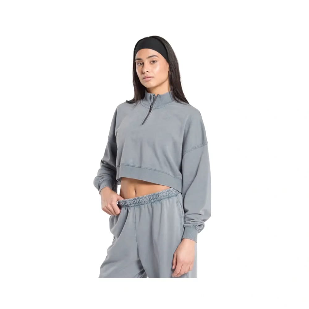 Gymshark Whitney 1/4 Zip Iron Blue