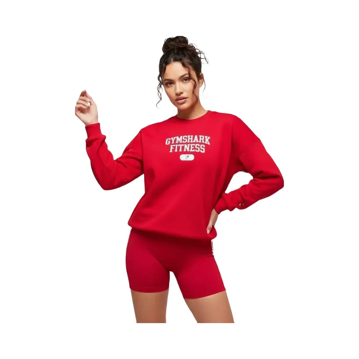 Gymshark Varsity Graphic Pullover Conditioning Red